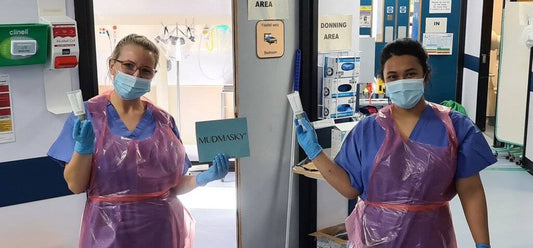 For this reason, I donated skin care products worth €106,704.00 to hospitals.